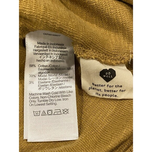 Madewell Women’s Westville Cropped Tee‎ Sz S Sahara Sand - Picture 5 of 8